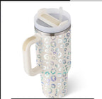 40 Oz Tumbler With Handle Straw Insulated