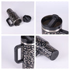 40 Oz Tumbler With Handle Straw Insulated